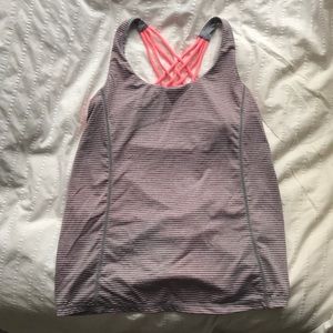 lululemon open back tank
